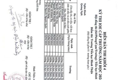 CUỘC THI IOE CẤP TRƯỜNG NĂM HỌC 2024-2025
